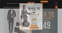 Desktop Screenshot of iswmenswear.com